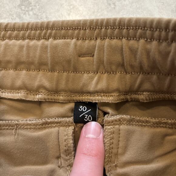 Public Rec Pants Mens 30/28 Beige All Day Everyday Sweatpants Jogger Atheisure - Picture 2 of 12